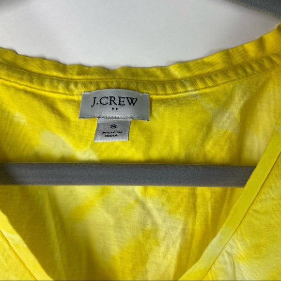 Bundle Lot Of 2 J. Crew Factory Small Yellow Tie Dye Green Basic Tank Tops Boho - Picture 5 of 13